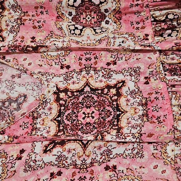 ✔️ *BLACK FRIDAY SALE! Torrid Floral Bohemian Pink Dress - Picture 10 of 10